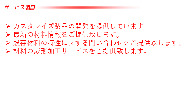 サービス項目